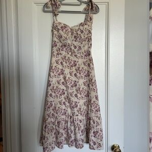 O.P.T Floral Midi Dress
